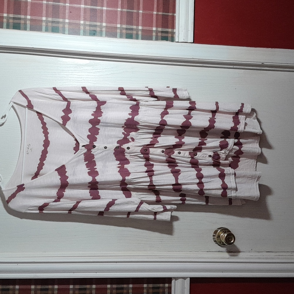 Plus size 2X tie dyed top